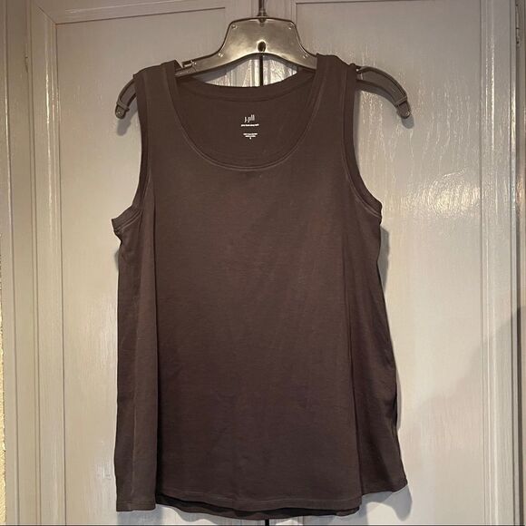 J. Jill Pima Back-Pleat Tank - Picture 1 of 3